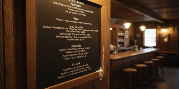 Exploring the Saloon Restaurant Menu: A Culinary Adventure