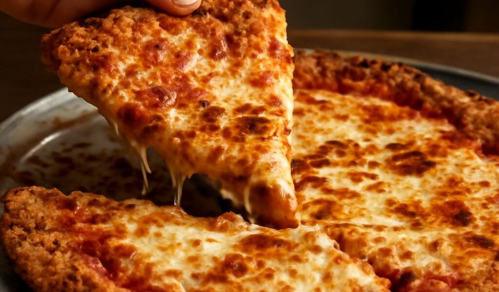 Panko pizza with rigatoni and stairs pizza options