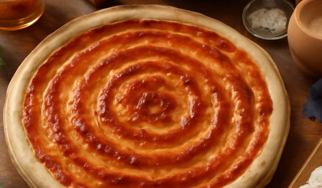 Delicious sauce on Creekside Pizza and Shoes Pizza