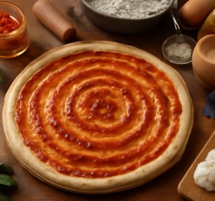 Delicious sauce on Creekside Pizza and Shoes Pizza