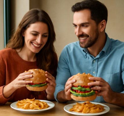 Delicious tropical burger and avocado burger menu options