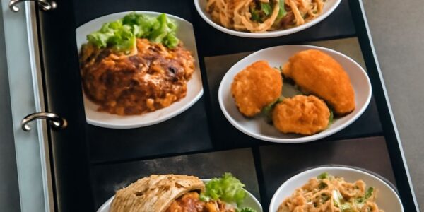 Chicken Koop and Gordon Ramsay fish and chips menu