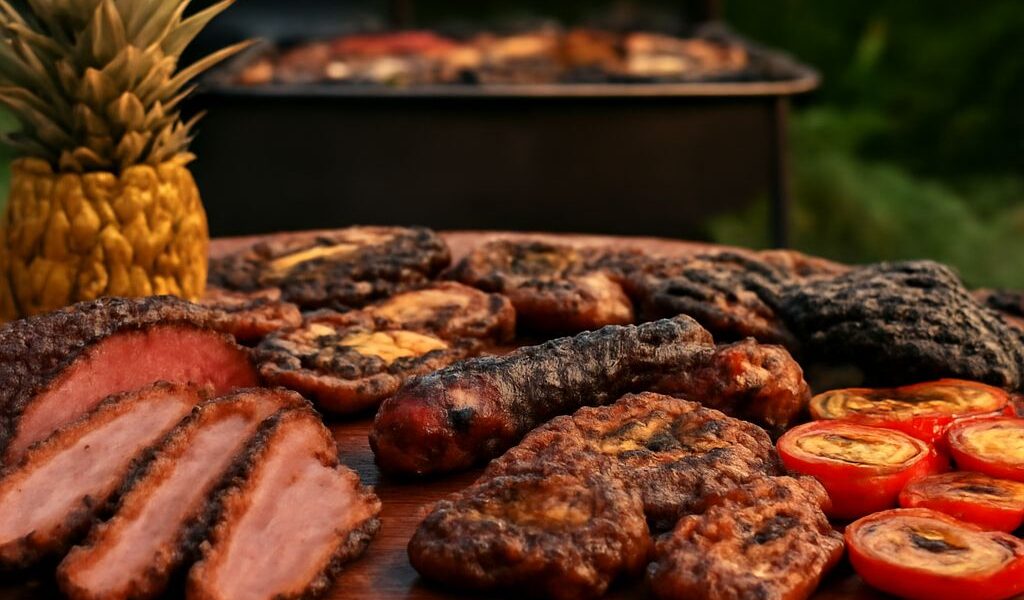 Grill out with a mix grill using a white grill and kettle