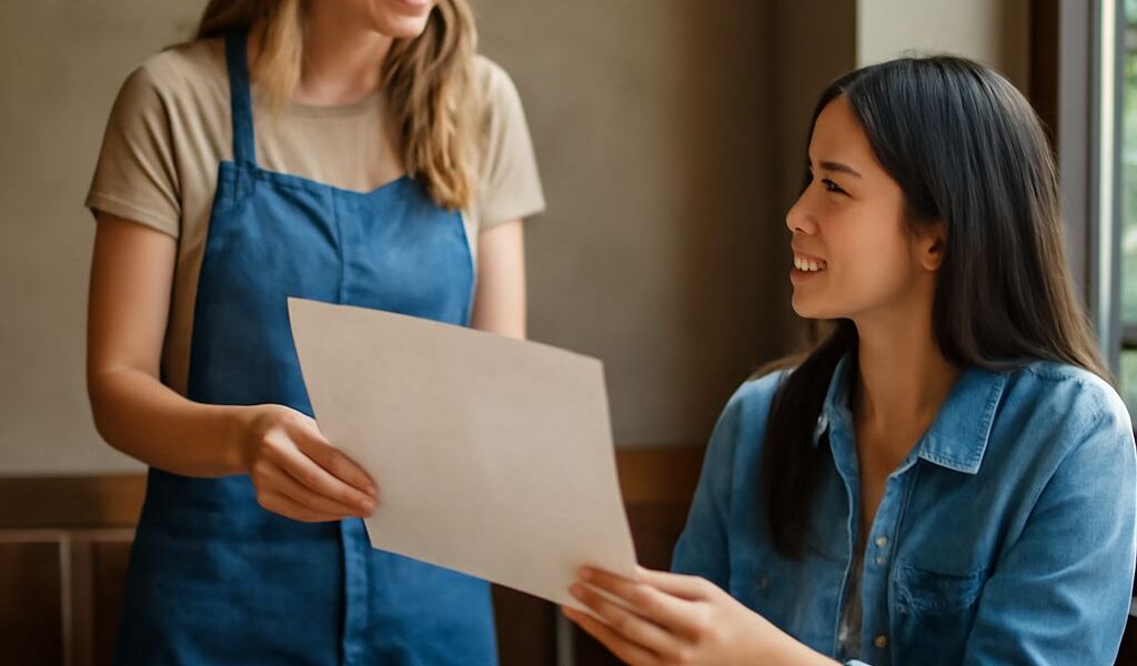 Exploring jeans menu and german menu options