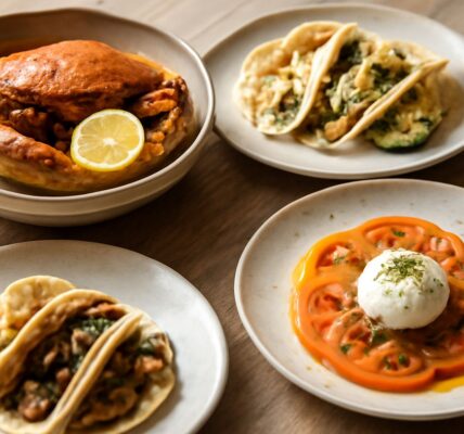 A variety of food options including Daniels Fast Food and gondola food