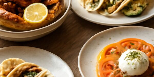 A variety of food options including Daniels Fast Food and gondola food