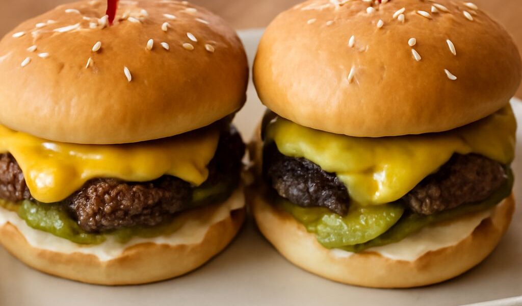 Char burger and amazing burger from the charburger menu