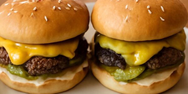 Char burger and amazing burger from the charburger menu