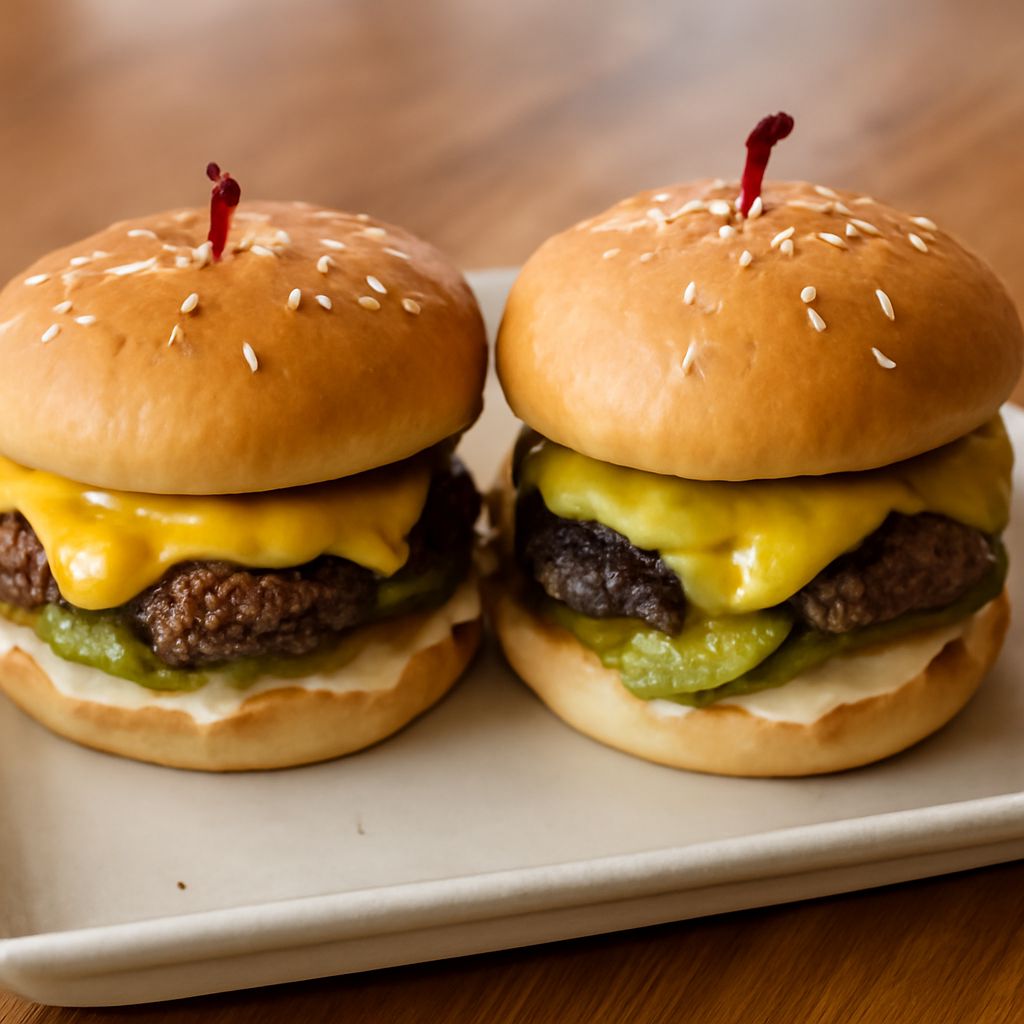 Char burger and amazing burger from the charburger menu