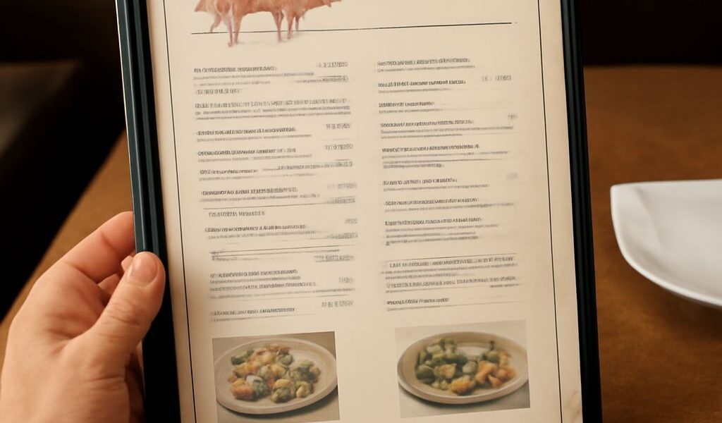 Big Chucks menu featuring Big Daddy Ross and Chuck Burger