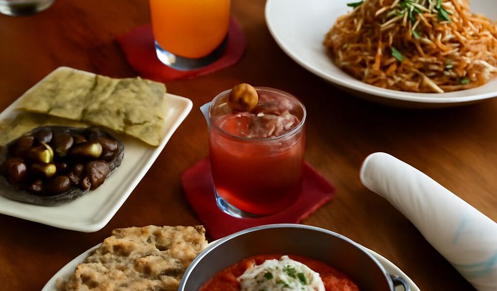 Semolina restaurant menu and Paula Deen menu