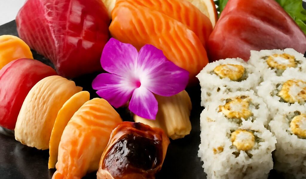 Otoro sushi, kanpachi sushi, and more