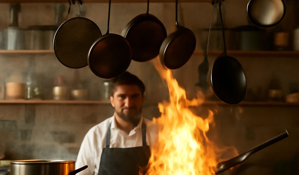 Chaos menu with umamis and chic Kentucky flavors