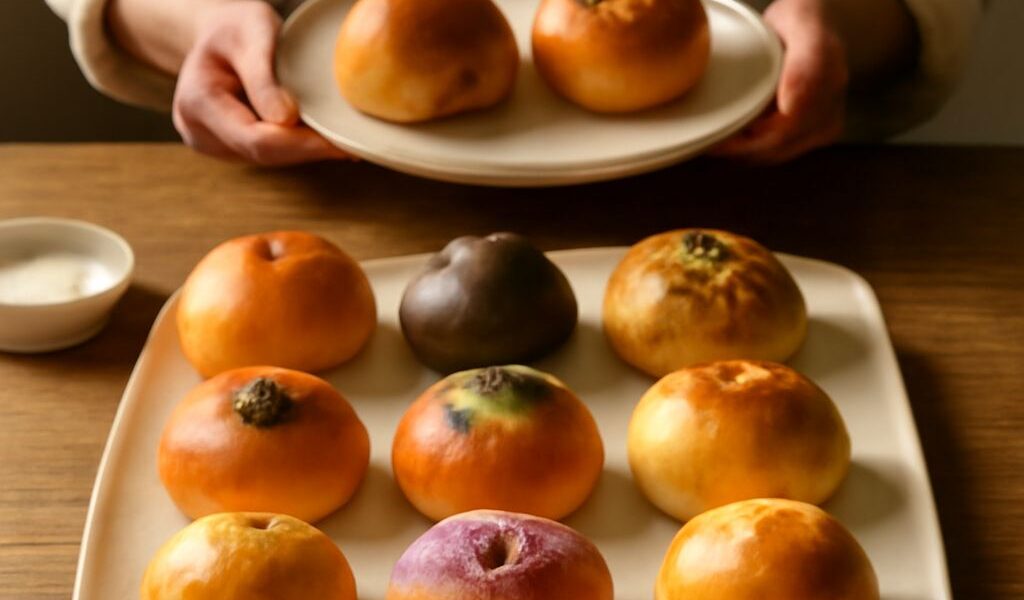 Bread and salt tradition with turtle bread and kettle bread