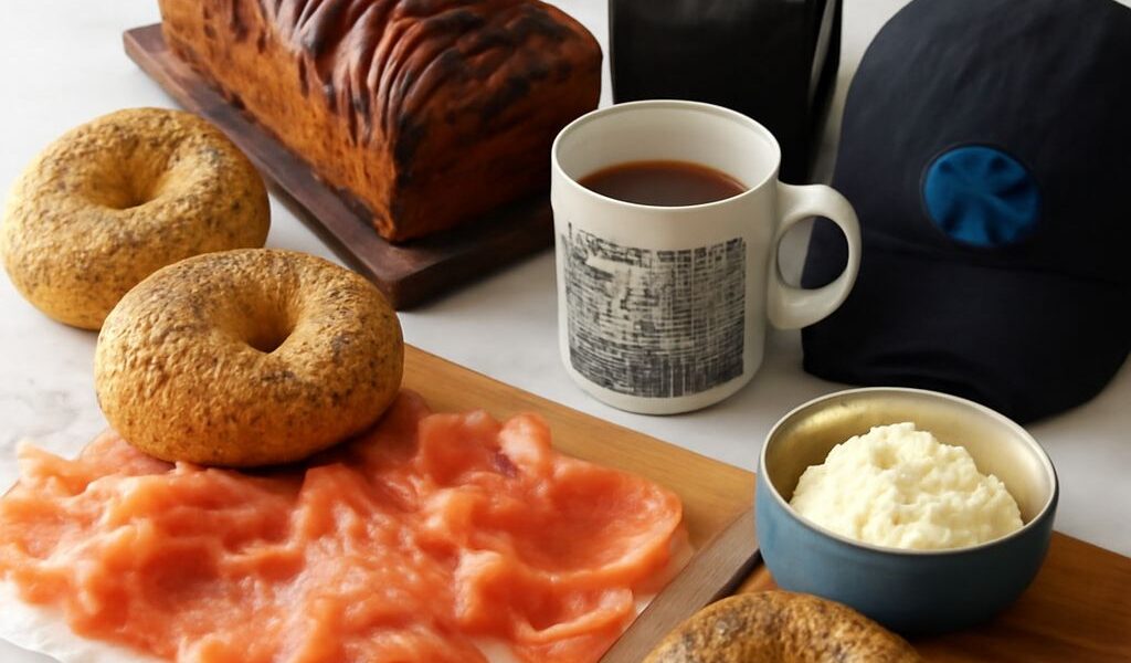 Giant bagel and the ultimate bagel experience