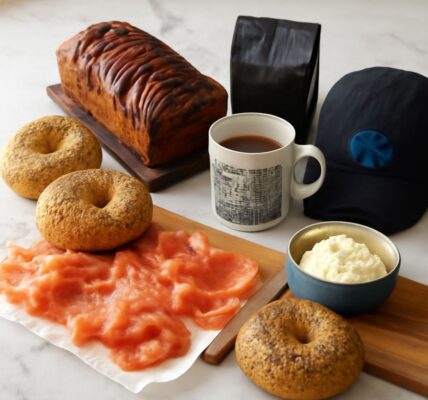 Giant bagel and the ultimate bagel experience