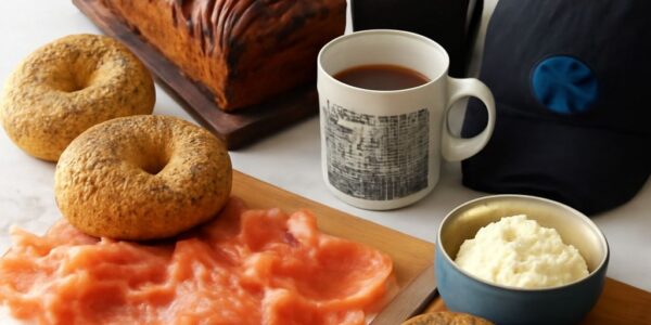 Giant bagel and the ultimate bagel experience