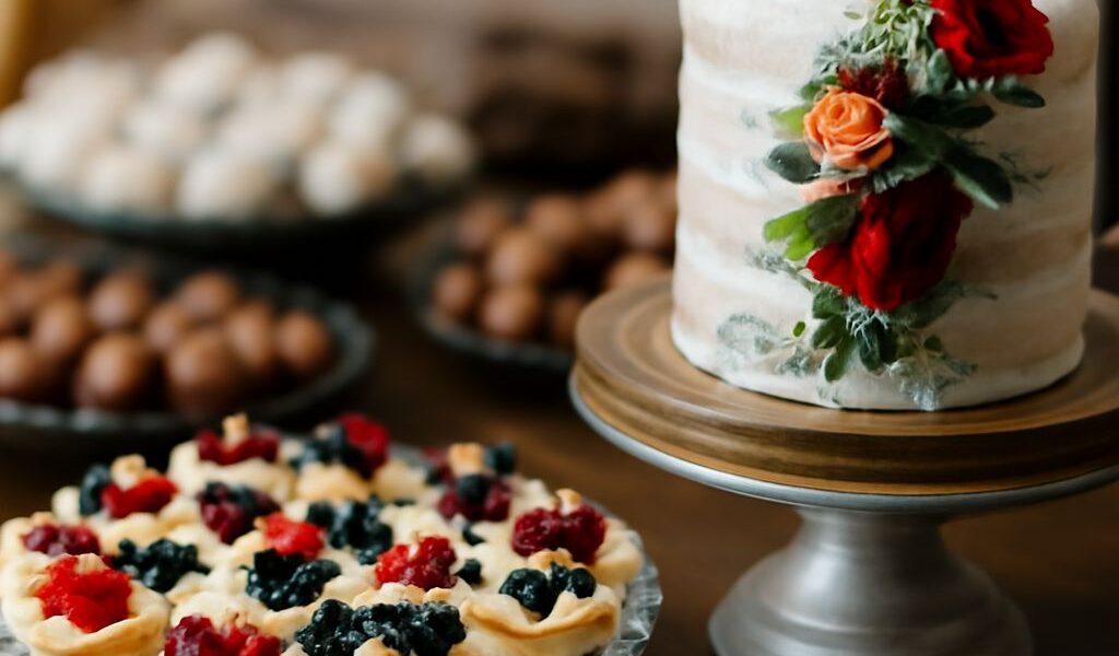 A selection of fancy pastry and peppered cupcake delights