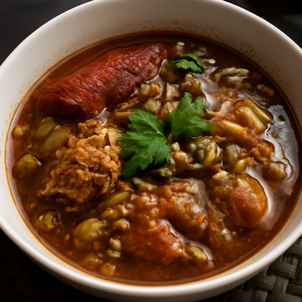 Rum Bucket and Gumbo Yaya with a hint of Orange Cow
