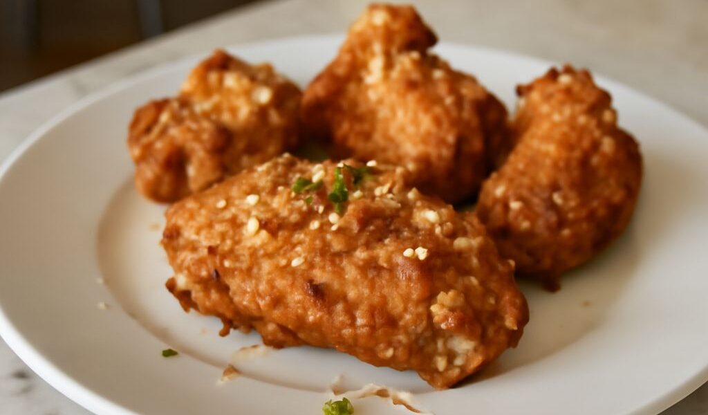 Tuk Tuk menu featuring pop chicken and Chicken Charlie