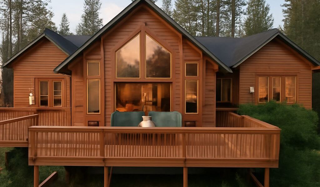 Surve the best of lakeside hideaway and enjoy a picturesque lakeside vista