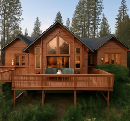 Surve the best of lakeside hideaway and enjoy a picturesque lakeside vista