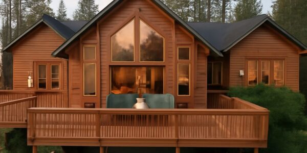 Surve the best of lakeside hideaway and enjoy a picturesque lakeside vista