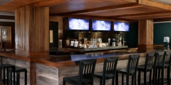 Amorphic menus featuring pinsetters and funky bow