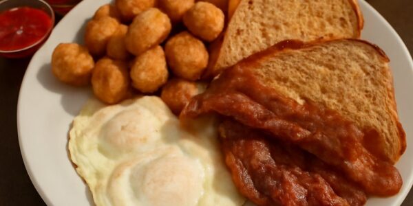 A delicious serving of grits and eggs with a hint of pinons, popular in medinas
